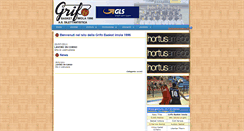 Desktop Screenshot of grifobasketimola.it